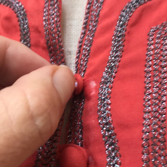 NWT Ya Los Angeles Boho Embellished Top - Picture 6 of 8